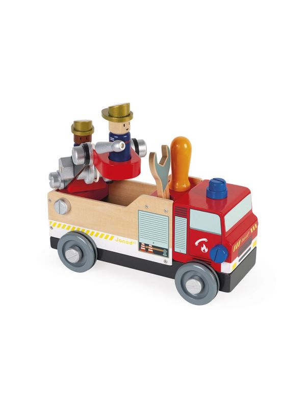 Camion de pompiers "Brico'kids" en bois