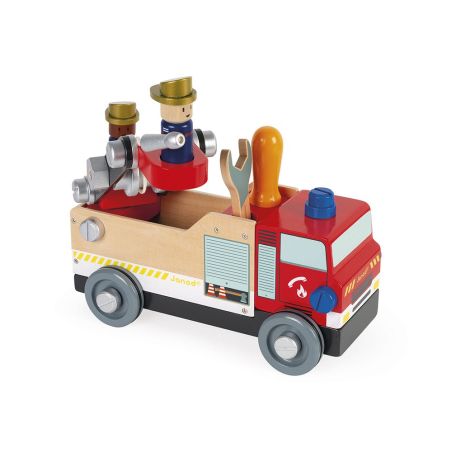 Camion de pompiers "Brico'kids" en bois