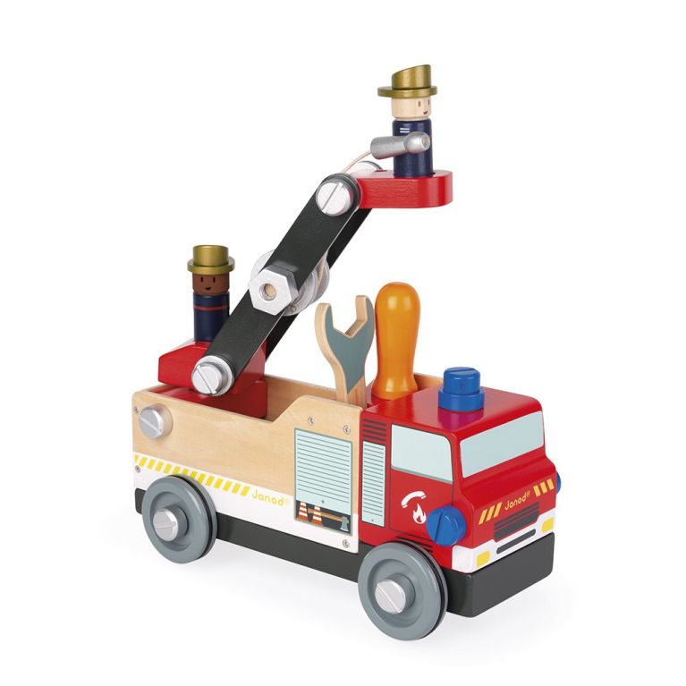 Camion de pompiers "Brico'kids" en bois