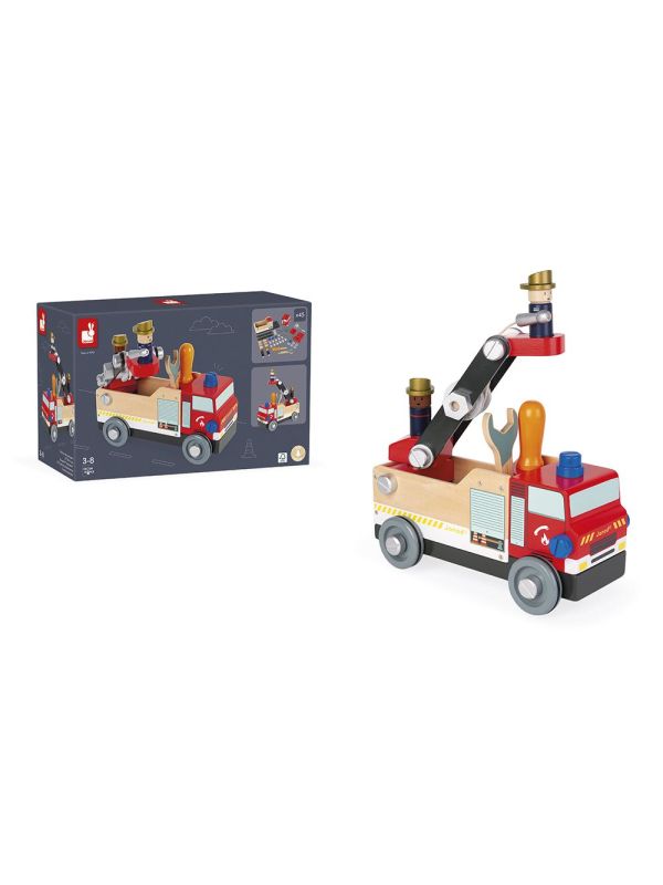 Camion de pompiers "Brico'kids" en bois