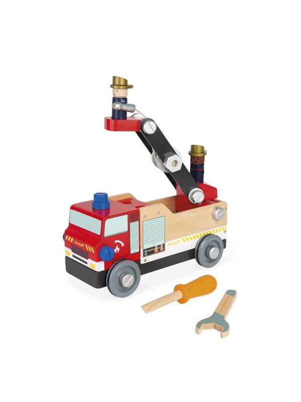 Camion de pompiers "Brico'kids" en bois