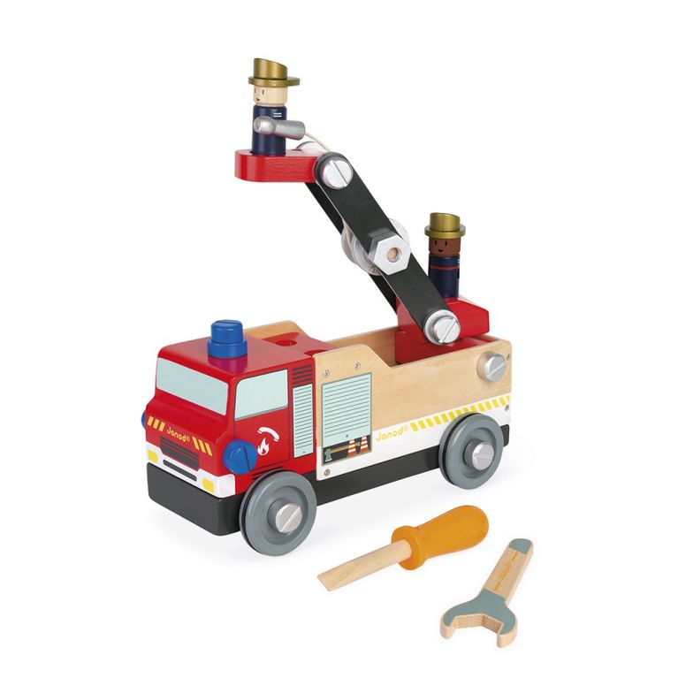 Camion de pompiers "Brico'kids" en bois