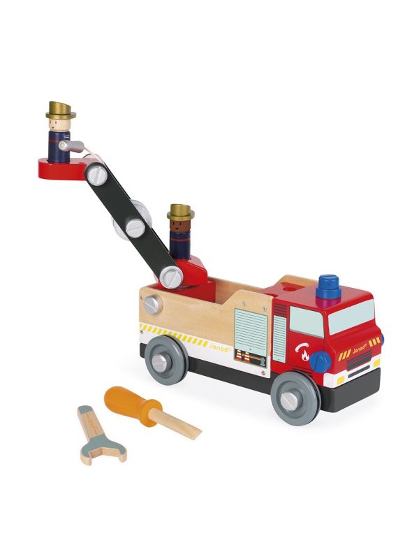 Camion de pompiers "Brico'kids" en bois