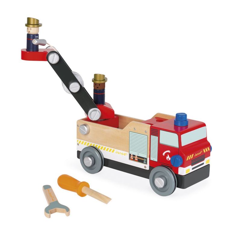 Camion de pompiers "Brico'kids" en bois