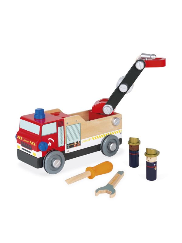 Camion de pompiers "Brico'kids" en bois