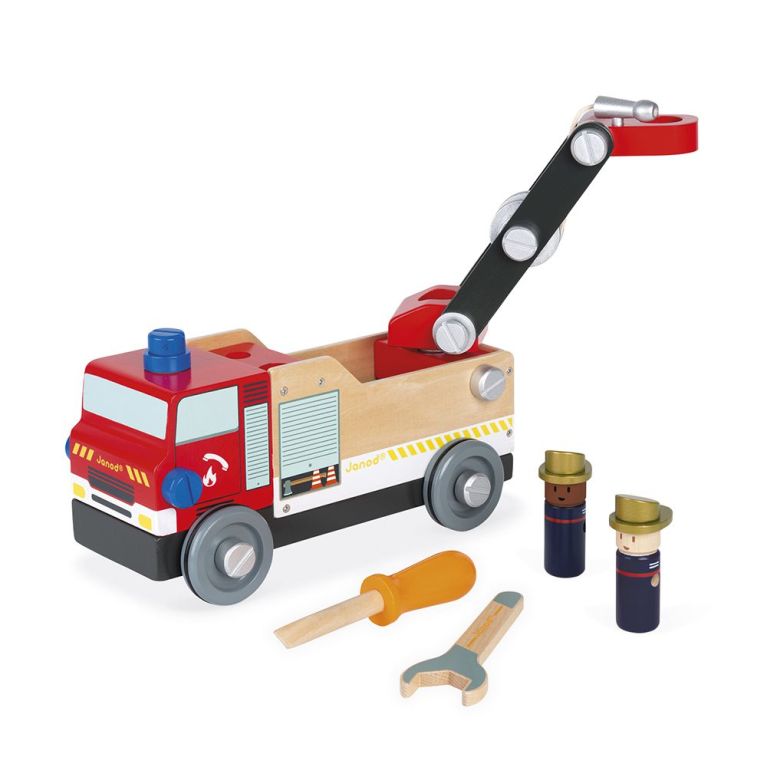 Camion de pompiers "Brico'kids" en bois