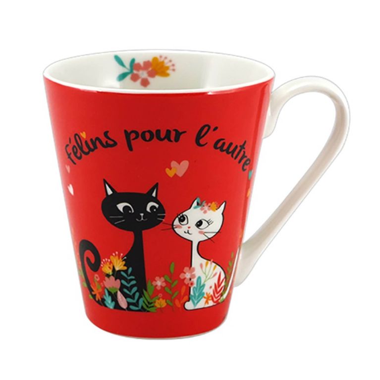 Tasse droite 325 ml - Chat FELIDE