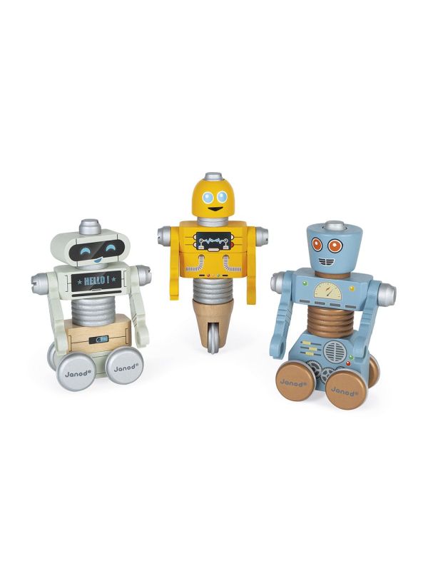 Robots "Brico'kids" en bois
