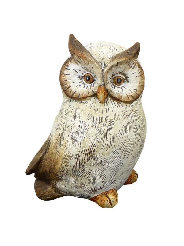 Hibou résine 13 cm modèle 1