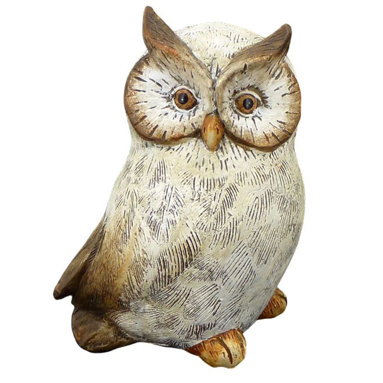 Hibou résine 13 cm modèle 1