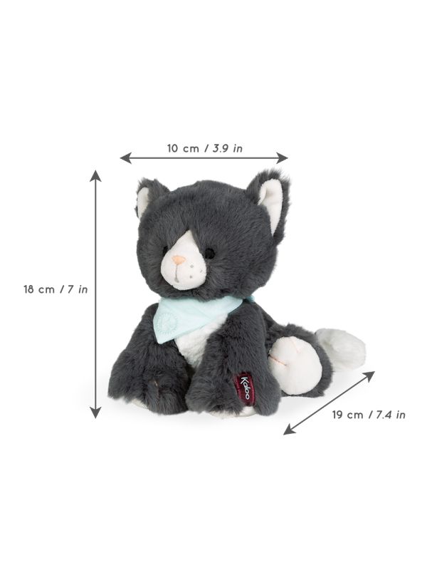 Doudou moyen LES AMIS 25 cm -Chamallow  le chat