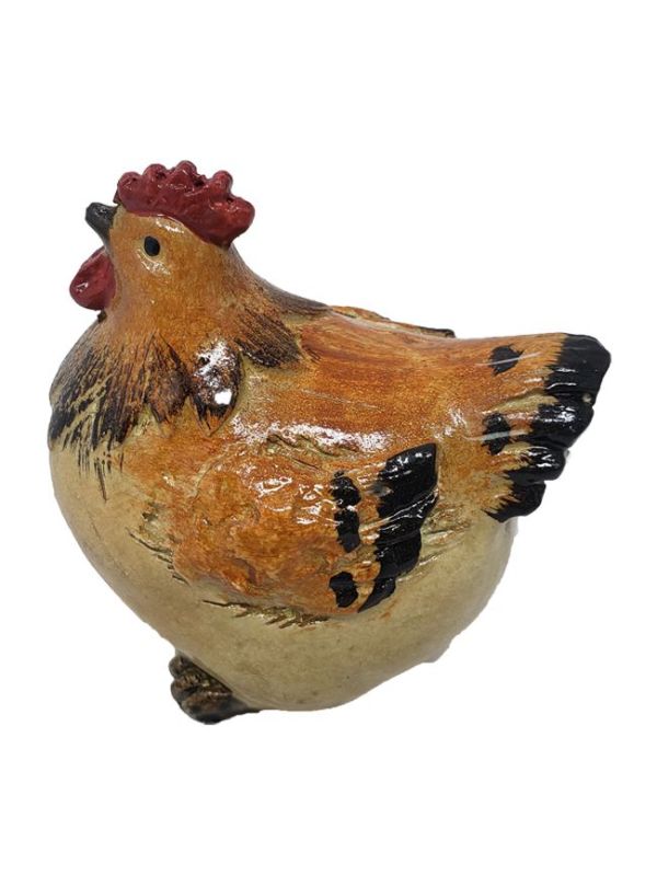 Poule rousse mini figurine