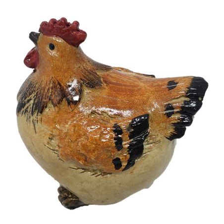 Poule rousse mini figurine