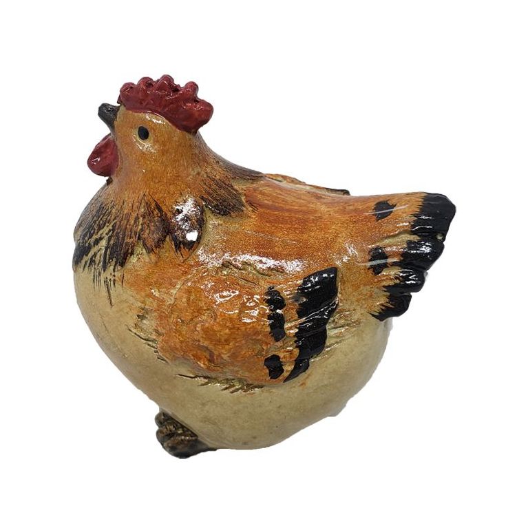 Poule rousse mini figurine