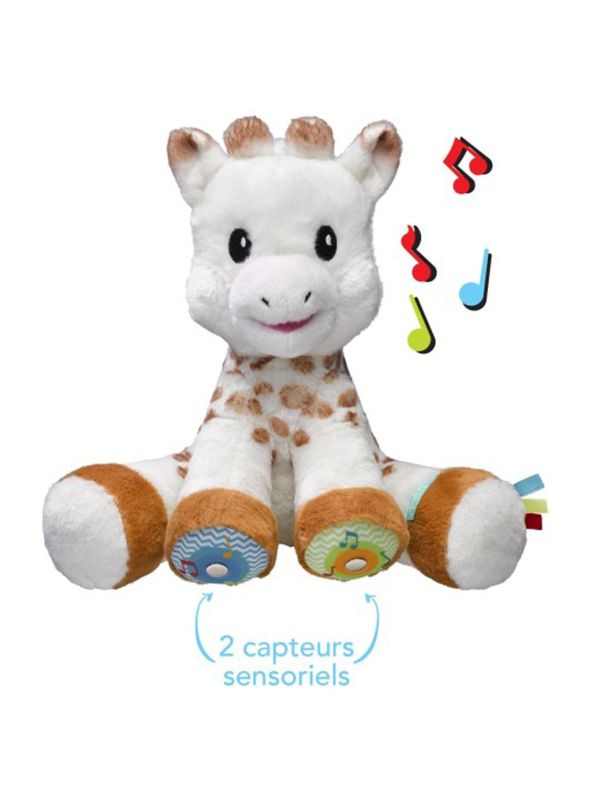 Peluche musicale  interactive Sophie la girafe