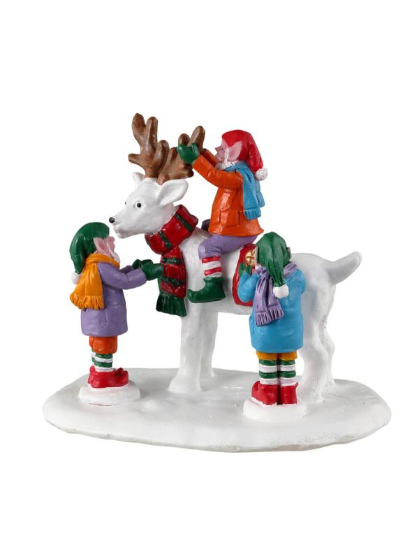 LEMAX 33629 – Figurine renne de neige