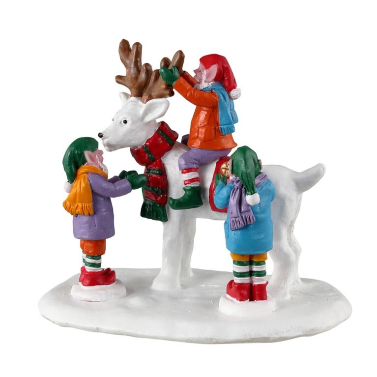 LEMAX 33629 – Figurine renne de neige