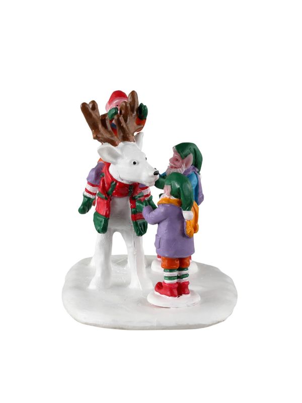 LEMAX 33629 – Figurine renne de neige