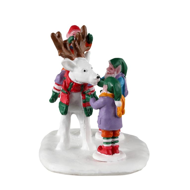 LEMAX 33629 – Figurine renne de neige