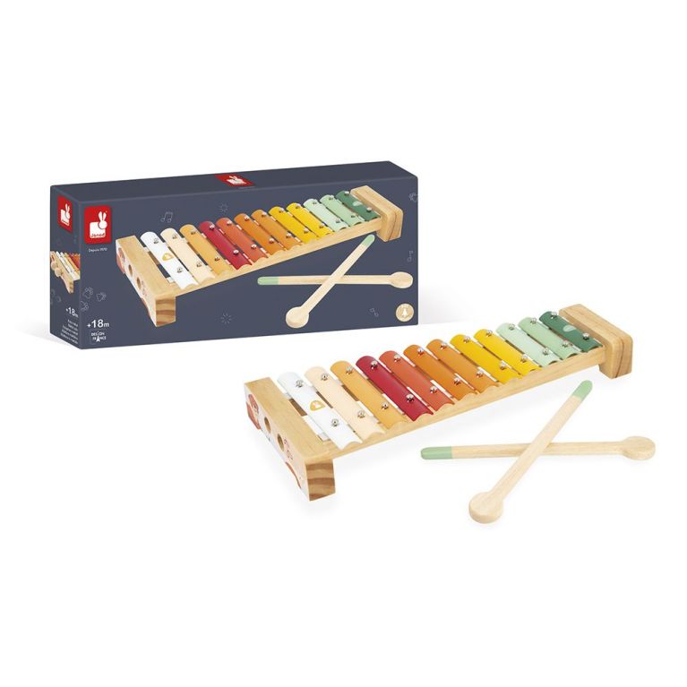 Xylophone en bois et métal "Sunshine"