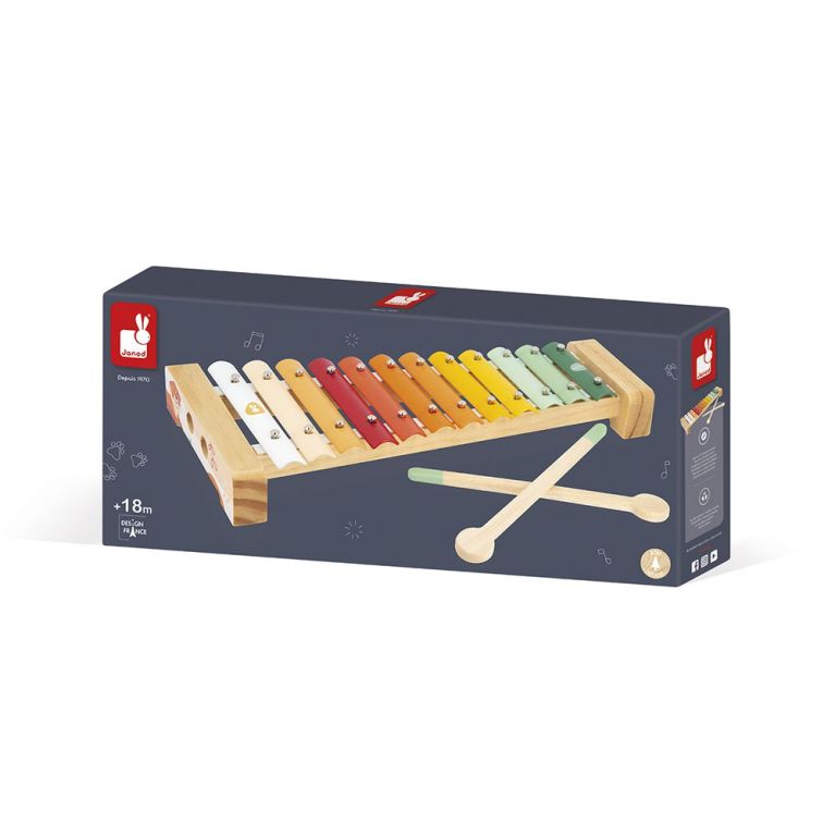 Xylophone en bois et métal "Sunshine"