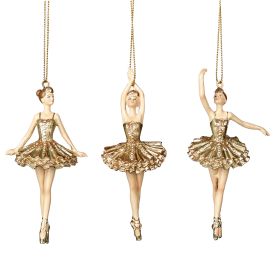 Suspension danseuse en tutu doré - 3 modèles différents