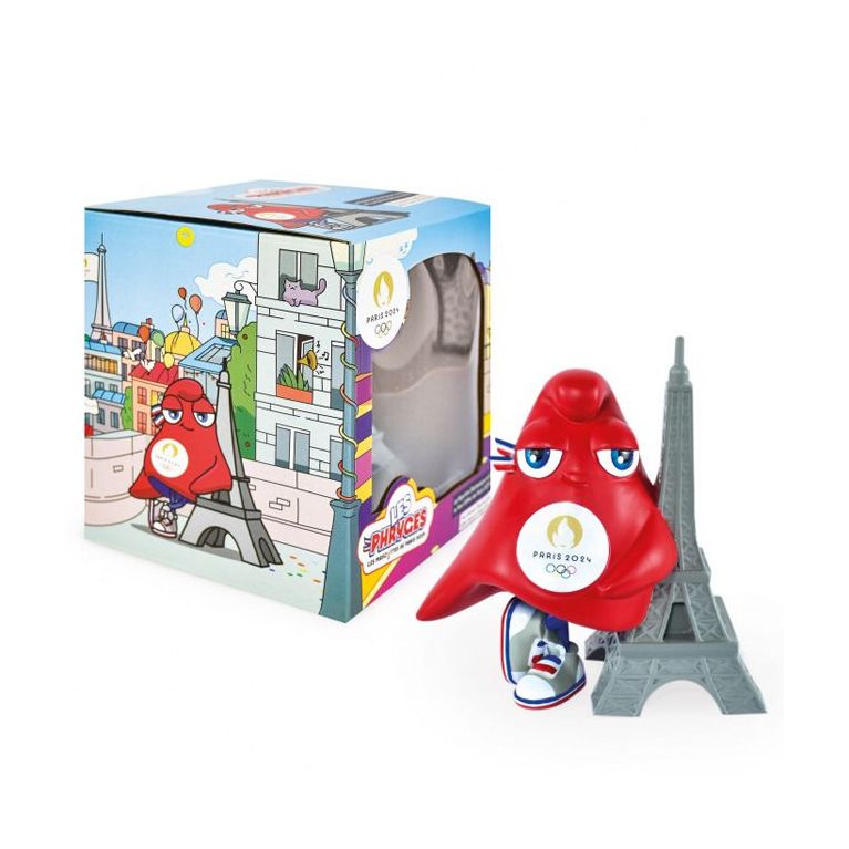Figurine Mascotte JO Paris 2024 - France Tour Eiffel