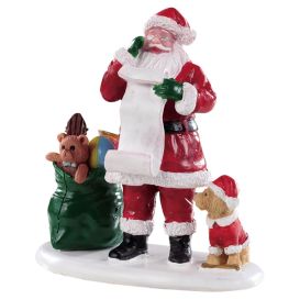 LEMAX 92760 – Figurine liste du père noël