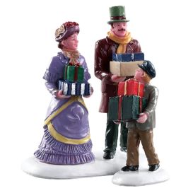 LEMAX 82605 - Figurine achat des cadeaux en famille