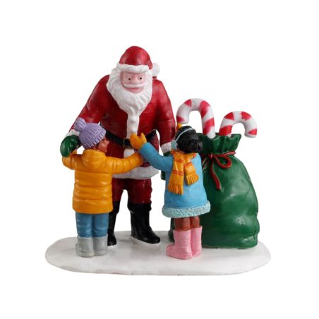 LEMAX 32211 - Figurine câlin au père noël