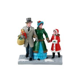 LEMAX 42315 - Figurine shopping de noël en famille