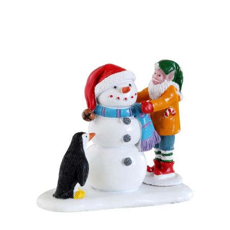 LEMAX 22135 - Figurine bonhomme de neige au pôle nord