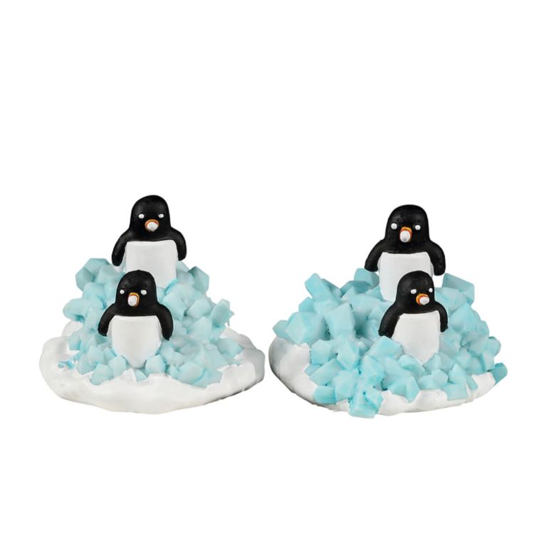 LEMAX 22160 - Figurine colonie de pingouins