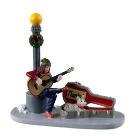 LEMAX 32208 - Figurine musicien ambulant du centre-ville