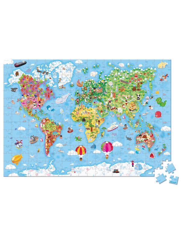 Puzzle 300 pieces monde