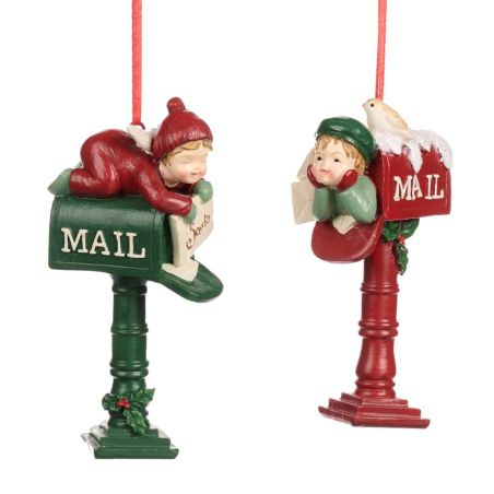 Suspension courrier de noël - 2 modèles différents