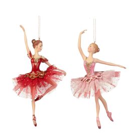 Suspension danseuse en tutu rose ou rouge