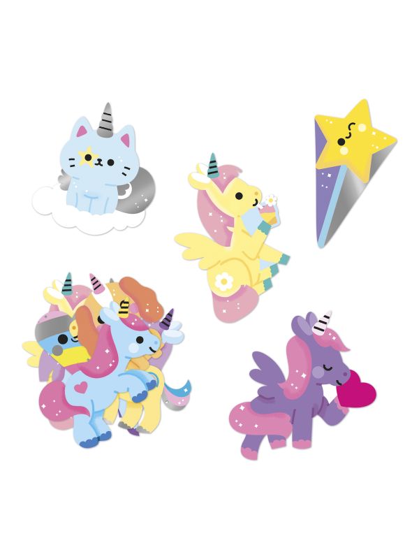 Gommettes stickers 100 autocollants licorne