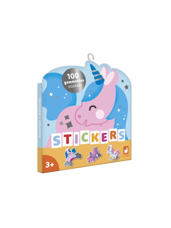 Gommettes stickers 100 autocollants licorne