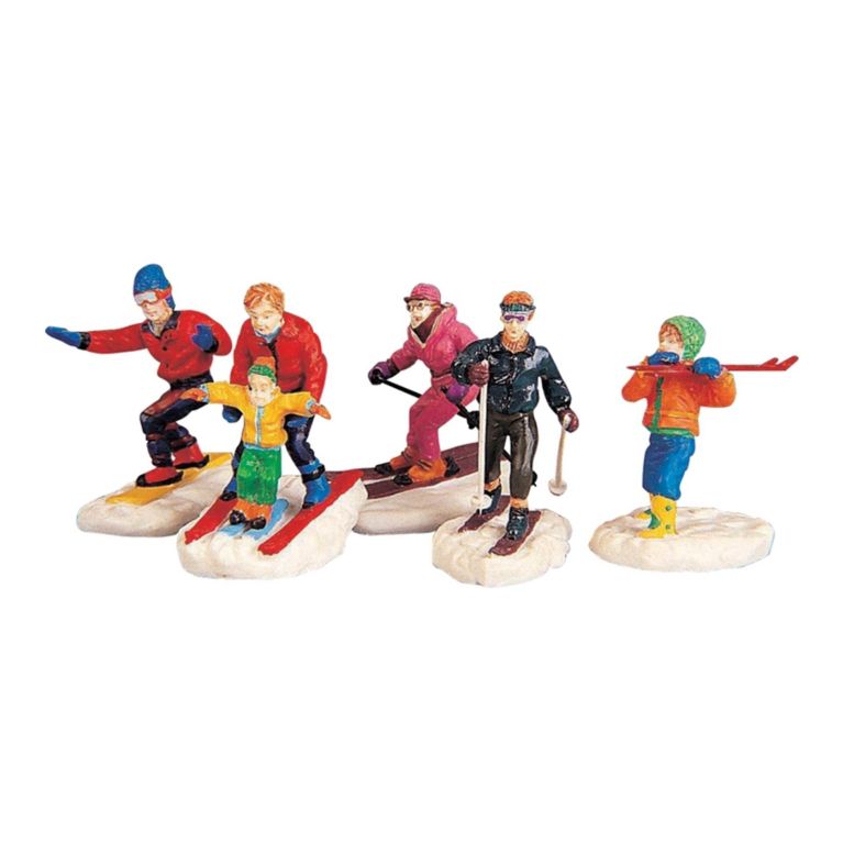 LEMAX 92357 – Figurine les joies des sports d’hiver