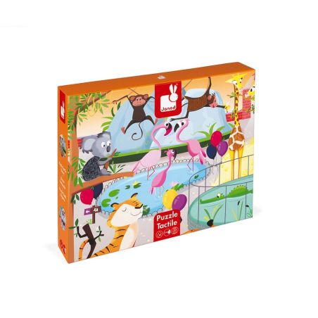 Puzzle tactile zoo