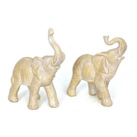 Figurine éléphant en résine - Hauteur 12 cm