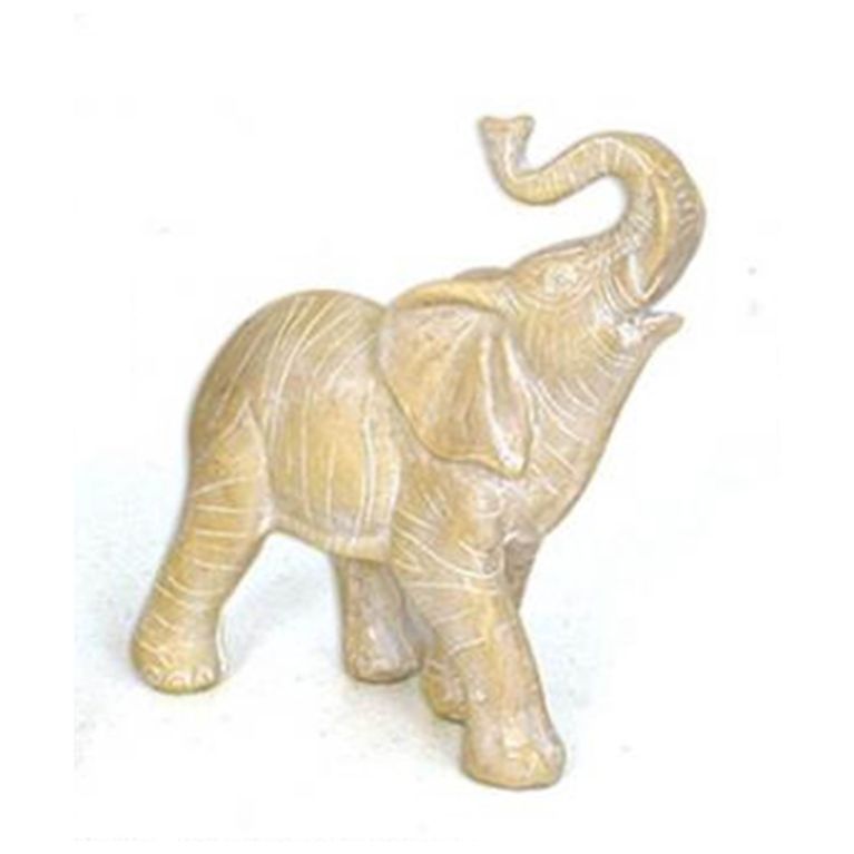 Figurine éléphant en résine - Hauteur 12 cm - Modèle 2