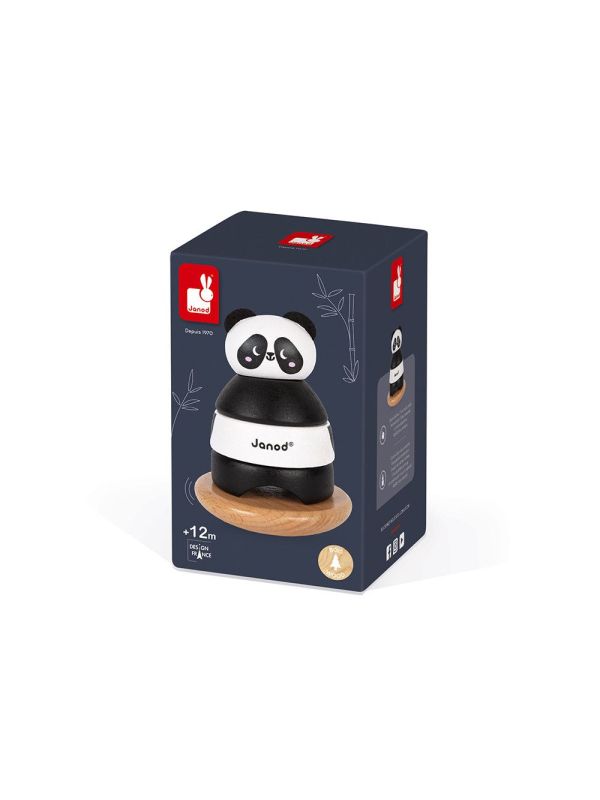 Culbuto panda en bois