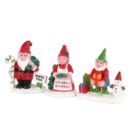 Figurine nains de jardin du père noël