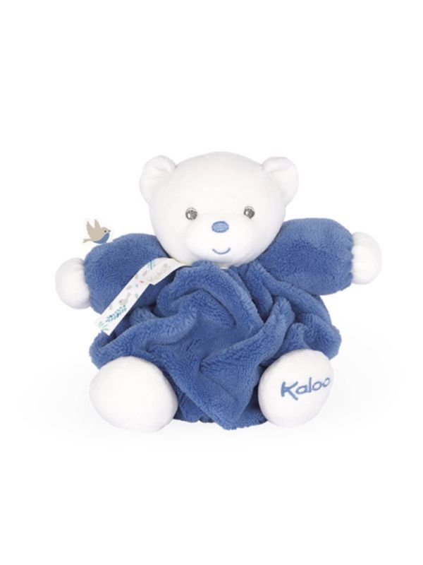 Doudou PLUME petit patapouf Ø 18 cm - Nouvelle collection - Bleu océan