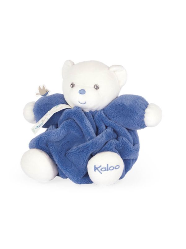 Doudou PLUME petit patapouf Ø 18 cm - Nouvelle collection - Bleu océan