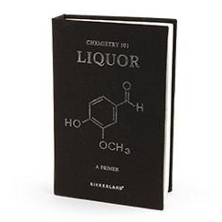 Fiole dans livre de chimie