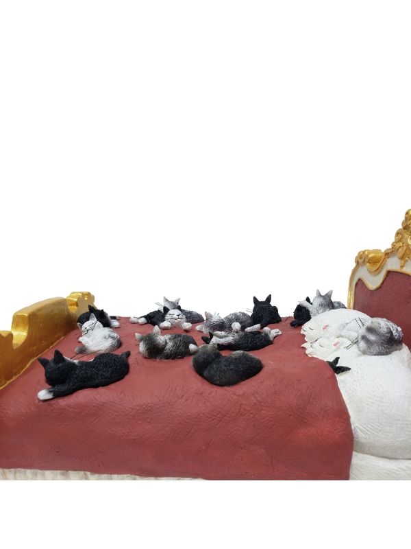Figurine chat Dubout -  Le grand luxe