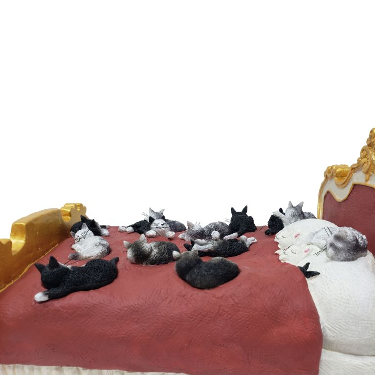 Figurine chat Dubout -  Le grand luxe